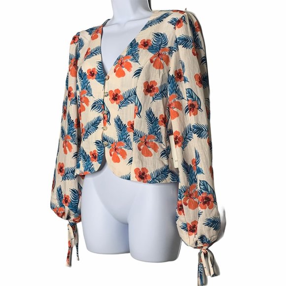 The Good Jane Tops - The Good Jane Coconut Tropical Sona Sample White 8